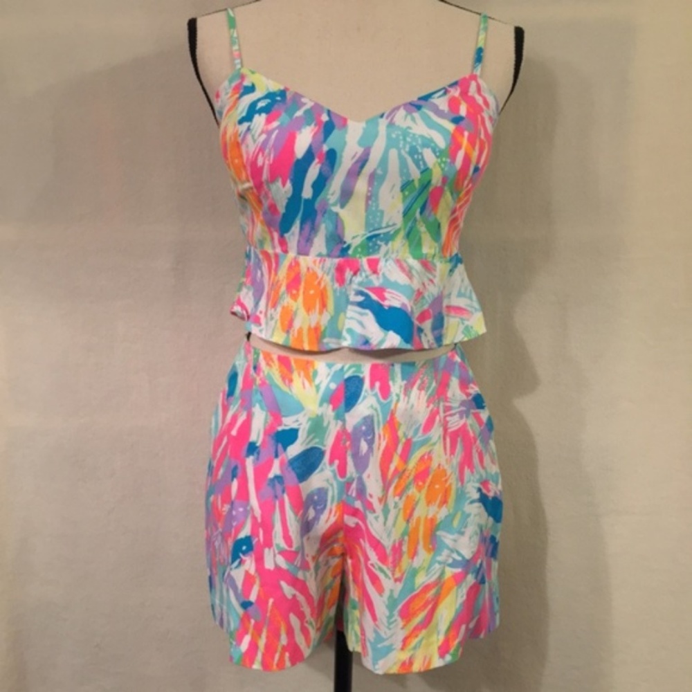 Lilly Pulitzer Tank and Short Set